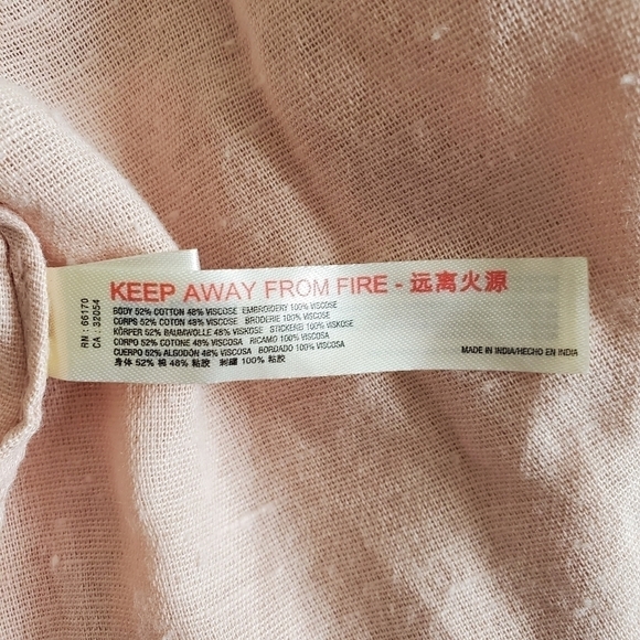 New Free People Cool Nights Crochet Conch Pink Cardigan Short Duster Kimono Sz S - Picture 13 of 16